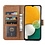 Ntech Hoesje Geschikt Voor Samsung Galaxy A54 hoesje bookcase Bruin - Galaxy A54 5G bookcase portemonnee Hoesje Geschikt Voor Samsung Galaxy A54 screenprotector / 2X Beschermglas