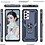 Ntech Hoesje Geschikt Voor Samsung Galaxy A33 Hoesje Anti-Shock Hybrid Armor hoesje Blauw - Hoesje Geschikt Voor Samsung Galaxy A33 5G kickstand Ring houder TPU backcover hoesje - met screenprotector Galaxy A33 5G - 2 pack