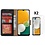 Ntech Hoesje Geschikt Voor Samsung Galaxy A34 5G hoesje bookcase Zwart - bookcase portemonnee Hoesje met screenprotector / 2X Beschermglas