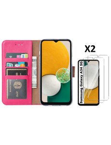 Ntech Samsung A34 5G hoesje bookcase Pink