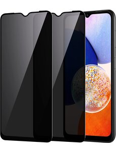 Ntech Samsung A14 5G privacy Screenprotector 2 pack