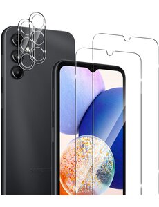 Ntech Samsung A14 5G Screenprotector + Camera lens protector