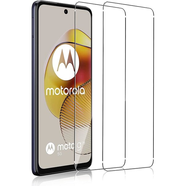 Ntech Screenprotector geschikt voor Motorola Moto G73 Screenprotector Gehard Glas - Moto G73 ScreenprotectorTempered Glass - 2 Stuks