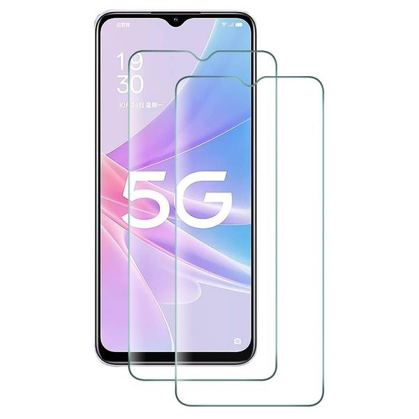 Ntech Oppo A78 5G Screenprotector Gehard Glas  - Oppo A78 5G ScreenprotectorTempered Glass - 2 Stuks