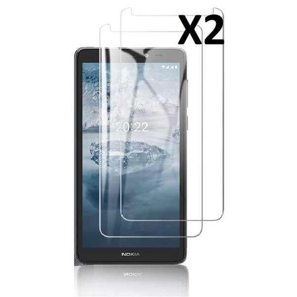 Ntech Screenprotector geschikt voor Nokia c2 2nd edition Screenprotector Gehard Glas - Screenprotector geschikt voor Nokia c2 2nd edition ScreenprotectorTempered Glass - 2 Stuks