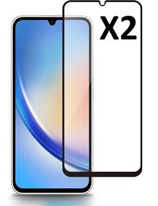 Ntech Full Cover Screenprotector Samsung Galaxy A34 5G Zwart 2pack