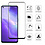 Ntech Full Cover Screenprotector Geschikt voor Samsung Galaxy A54 5G Zwart 2pack - Volledige Beschermglas Tempered Glass