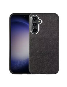 Ntech Samsung Galaxy S23 Glitter hoesje – Zwart