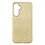 Ntech Hoesje Geschikt Voor Samsung Galaxy S23 hoesje Glitter TPU backcover – Goud