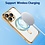 Ntech Hoesje Geschikt voor iPhone 14 Pro Max – Met Magnetisch Ring Magesafe compatibel backcover – Lens beschermer – Transparant / Goud