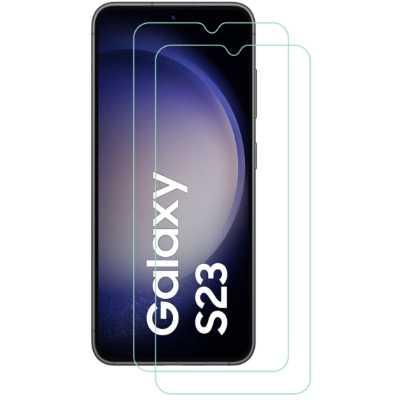 BixB BixB screenprotector Geschikt voor Samsung Galaxy S23 gehard glas tempered glass bescherming – 2 PACK