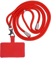 Ntech Universele Telefoonkoord Rood - Verstelbare Telefoonketting
