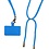Ntech Universele Telefoonkoord Blauw - Verstelbare Telefoonketting - Koord voor samsung , Geschikt voor iPhone, Moto, LG, xiaomi, Telefoon