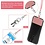 Ntech Universele Telefoonkoord Licht Roze - Verstelbare Telefoonketting - Koord voor samsung , Geschikt voor iPhone, Moto, LG, xiaomi, Telefoon