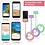 Ntech Universele Telefoonkoord Grijs - Verstelbare Telefoonketting - Koord voor samsung , Geschikt voor iPhone, Moto, LG, xiaomi, Telefoon