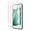 Ntech Hoesje Geschikt Voor Samsung Galaxy S23 Plus Hoesje siliconen Mint Groen zacht siliconen hoesje TPU backcover - Met Screenprotector - 2 stuks