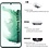 Ntech Hoesje Geschikt Voor Samsung Galaxy S23 Plus Hoesje siliconen Mint Groen zacht siliconen hoesje TPU backcover - Met Screenprotector - 2 stuks