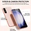 Ntech Hoesje Geschikt Voor Samsung Galaxy S23 Plus Hoesje siliconen Pink Sand zacht siliconen hoesje TPU backcover - Met Screenprotector - 2 stuks