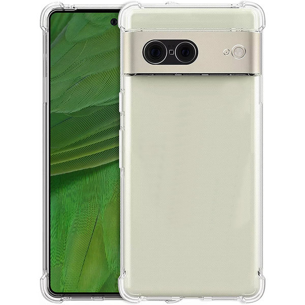 BixB BixB back cover Google Pixel 7 hoesje siliconen shockproof case - transparant