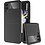 Ntech Hoesje Geschikt Voor Samsung Galaxy Z Flip 4 Hoesje geborsteld Shockproof Zwart - Hoesje Geschikt Voor Samsung Galaxy Z Flip 4 hoesje brushed cover