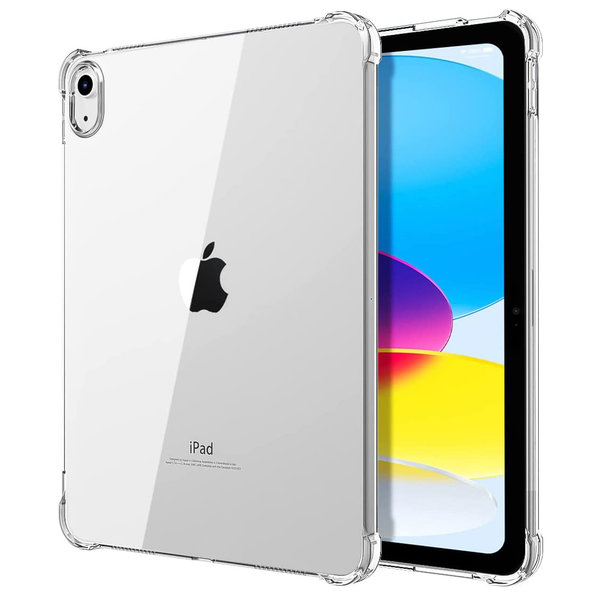BixB BixB bumper case Geschikt Voor iPad 2022 (10e Generatie/ 10th Generation - 10.9 inch) hoesje transparant shockproof siliconen cover
