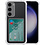 BixB BixB bumper case Hoesje Geschikt Voor Samsung Galaxy S23 hoesje met pashouder transparant siliconen Anti Shock cover