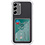 BixB BixB bumper case Hoesje Geschikt Voor Samsung Galaxy S22 Plus hoesje met pashouder transparant siliconen Anti Shock cover