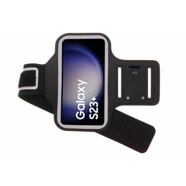 BixB BixB Sportband Geschikt voor Samsung Galaxy S23 Plus hardloop armband telefoon - sportarmband - zwart