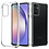 BixB BixB bumper case Hoesje Geschikt Voor Samsung Galaxy A54 hoesje siliconen transparant Anit Shock proof