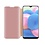 Ntech Hoesje Geschikt Voor Samsung Galaxy A50 hoesje clear view LED Flip Cover - Rose Goud