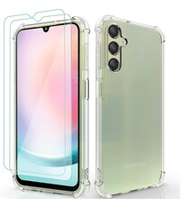 Ntech Samsung A24 5G/4G Hoesje transparant Anti Shock silicone hoesje