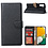 Ntech Hoesje Geschikt Voor Samsung Galaxy A24 hoesje bookcase portemonnee Met 2x screenprotector / Beschermglas - Zwart