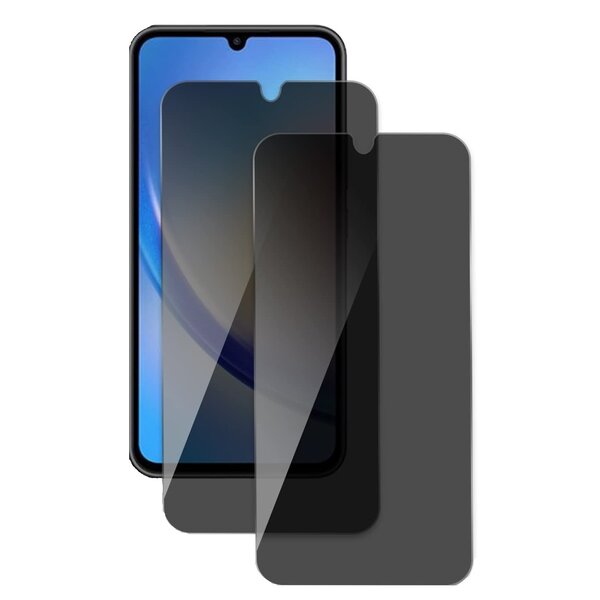 Ntech Screenprotector Geschikt voor Samsung Galaxy A24 Privacy screenprotector 2 stuks  - Privacy Screenprotector Geschikt voor Samsung Galaxy A24 4/5G