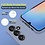 Ntech Hoesje Geschikt Voor Samsung Galaxy A34 Hoesje siliconen Licht Blauw zacht siliconen hoesje TPU backcover - Met Screenprotector - 2 stuks