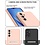 Ntech Hoesje Geschikt Voor Samsung Galaxy A34 Hoesje siliconen Pink Sand zacht siliconen hoesje TPU backcover - Met Screenprotector - 2 stuks