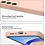 Ntech Hoesje Geschikt Voor Samsung Galaxy A34 Hoesje siliconen Pink Sand zacht siliconen hoesje TPU backcover - Met Screenprotector - 2 stuks
