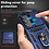 Ntech Hoesje Geschikt Voor Samsung Galaxy A34 hoesje Blauw met Ring Houder en camera bescherming - Galaxy A34 Screenprotector - 2 stuks