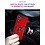 Ntech Hoesje Geschikt voor Samsung Galaxy A24 hoesje Rood Met Draaibare Ring Houder - Galaxy A24 Screenprotector - 2 stuks