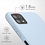 Ntech Hoesje Geschikt Voor Samsung Galaxy A22 5G Hoesje siliconen Licht Blauw zacht siliconen hoesje TPU backcover - Met Screenprotector - 2 stuks