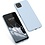 Ntech Hoesje Geschikt Voor Samsung Galaxy A22 5G Hoesje siliconen Licht Blauw zacht siliconen hoesje TPU backcover - Met Screenprotector - 2 stuks