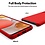 Ntech Hoesje Geschikt Voor Samsung Galaxy A22 5G Hoesje siliconen Rood zacht siliconen hoesje TPU backcover - Met Screenprotector - 2 stuks