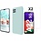 Ntech Hoesje Geschikt Voor Samsung Galaxy A22 5G Hoesje siliconen Mint Groen zacht siliconen hoesje TPU backcover - Met Screenprotector - 2 stuks