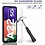 Ntech Hoesje Geschikt Voor Samsung Galaxy A22 5G Hoesje siliconen Rood zacht siliconen hoesje TPU backcover - Met Screenprotector - 2 stuks