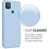 Ntech Hoesje geschikt voor Xiaomi Redmi 10A/9C Hoesje siliconen Licht Blauw zacht siliconen hoesje TPU backcover - met Redmi 10A/9C Screenprotector - 2 stuks