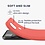 Ntech Hoesje geschikt voor Xiaomi Redmi 10A/9C Hoesje siliconen Rood zacht siliconen hoesje TPU backcover - met Redmi 10A/9C Screenprotector - 2 stuks