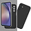 Ntech Hoesje Geschikt Voor Samsung Galaxy A24 Hoesje siliconen Zwart zacht siliconen hoesje TPU backcover - Met Screenprotector - 2 stuks