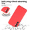 Ntech Hoesje Geschikt Voor Samsung Galaxy A24 Hoesje siliconen Rood zacht siliconen hoesje TPU backcover - Met Screenprotector - 2 stuks