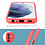 Ntech Hoesje Geschikt Voor Samsung Galaxy A24 Hoesje siliconen Rood zacht siliconen hoesje TPU backcover - Met Screenprotector - 2 stuks