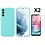 Ntech Hoesje Geschikt Voor Samsung Galaxy A24 Hoesje siliconen Mint Groen zacht siliconen hoesje TPU backcover - Met Screenprotector - 2 stuks