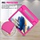 Ntech Hoes Geschikt voor Samsung Galaxy Tab A8 Hoes Kinderen Pink - Hoes Geschikt voor Samsung Galaxy Tab A8 (2021 / 2022) kinderen Hoes - Backcover hoes met handvat - Ntech
